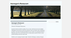 Desktop Screenshot of hannegansrestaurant.com